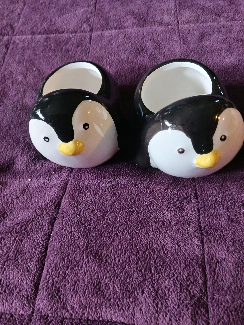 Penguin Ceramic Small Planters.